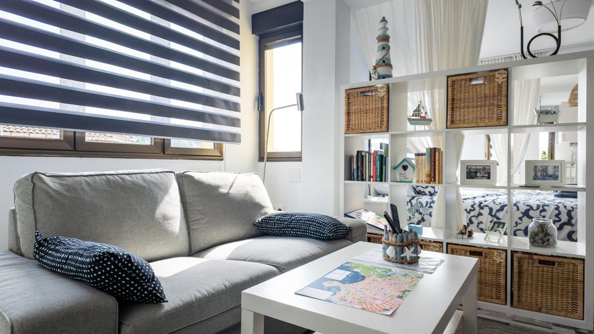Loft En Gijon - Cimavilla Con Vistas Al Cerro Exterior photo